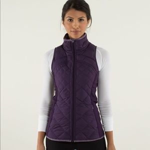Lululemon Fluff Off Vest - Deep Zinfandel - Size 4